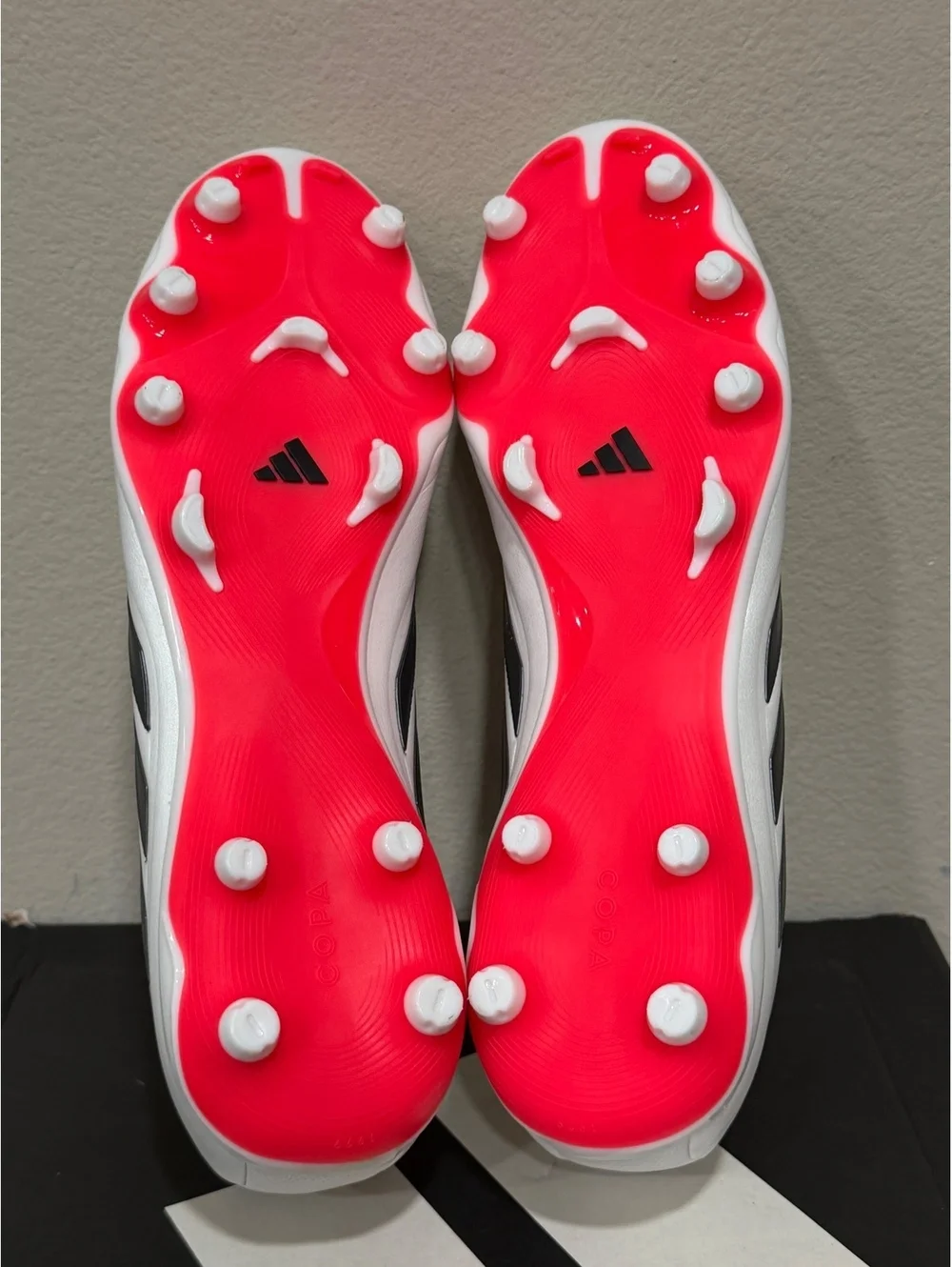 Size 10.5 - Adidas Copa Pure 4 League Soccer Cleats “Zero Metallic Lucid Red”
